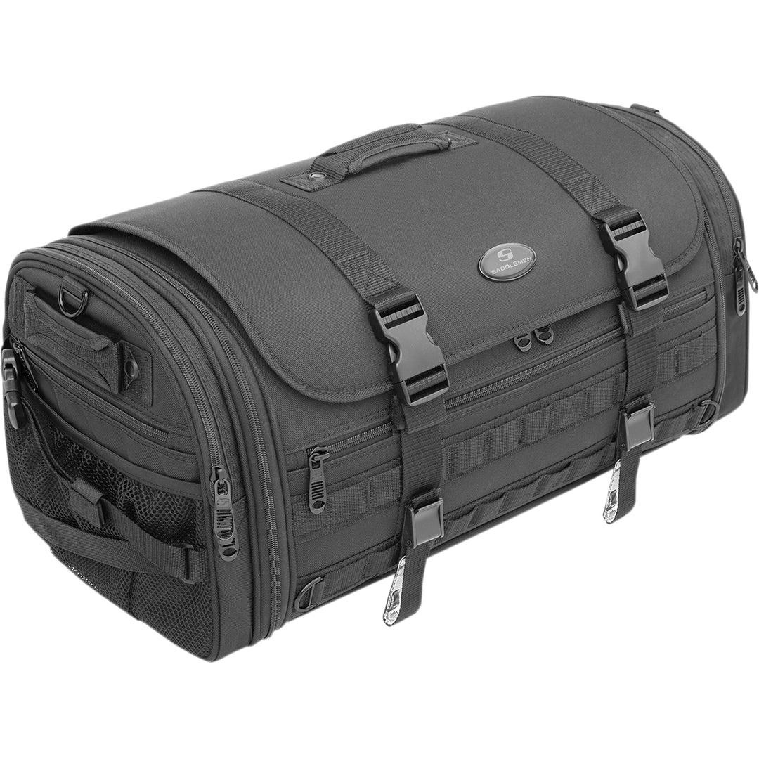 SADDLEMEN TR3300 Tactical Deluxe Rack Bag - Front Side View