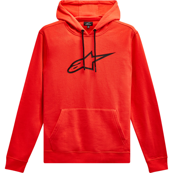 Alpinestars Ageless V2 Hoodie Warm Red/Black - Front View