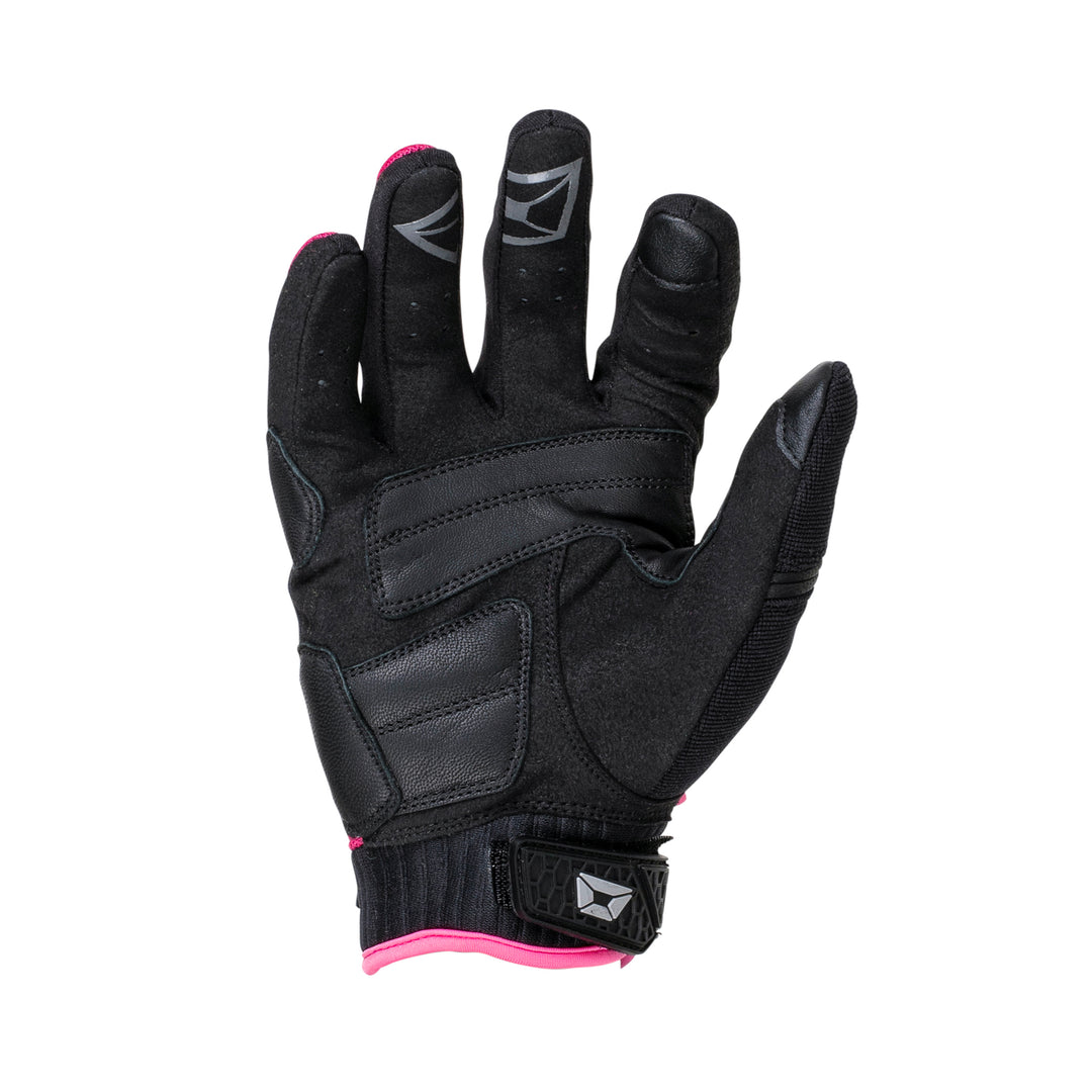 Cortech Speedway Women's Aero-Flo Glove Rubine - Palm View
