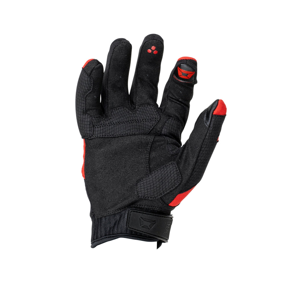 Cortech Speedway Men's Aero-Tec Glove Red - Palm View