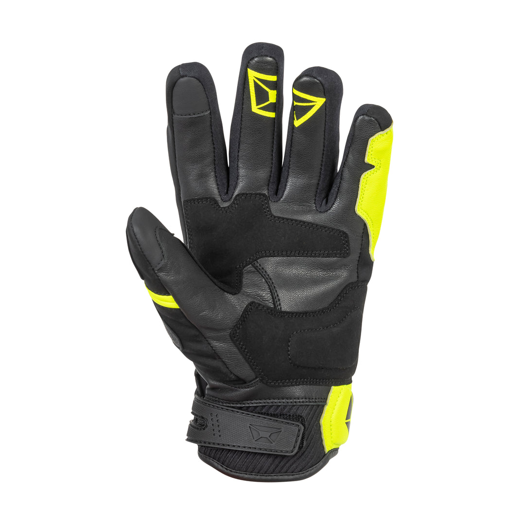 Cortech Speedway Super-Sonic Glove Black/Hi-Viz - Palm View