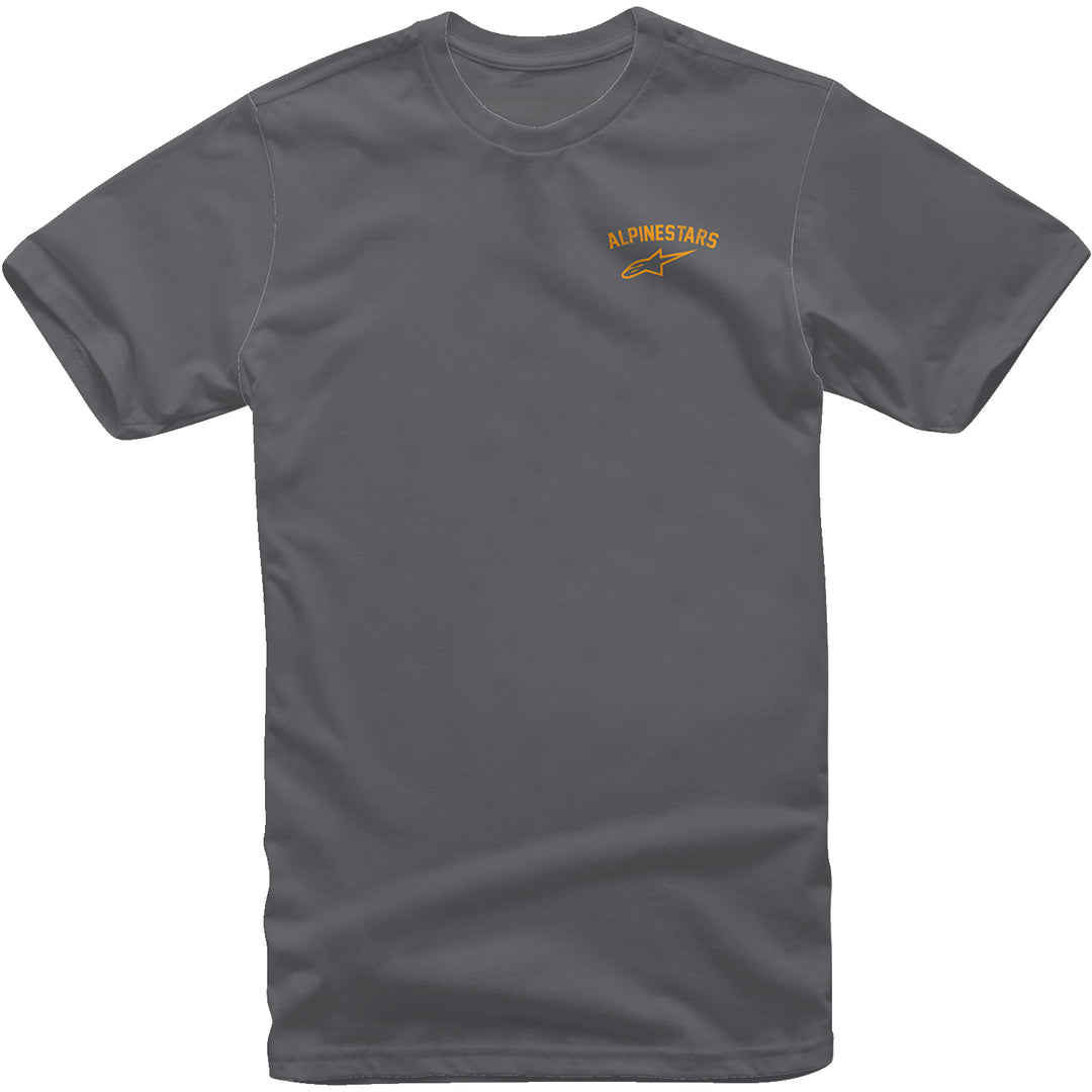 Alpinestars Speedway T-Shirt Charcoal - Front View