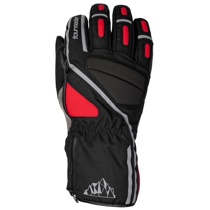 Tourmaster Women's Mid-Tex Glove Red - Back of Hand View