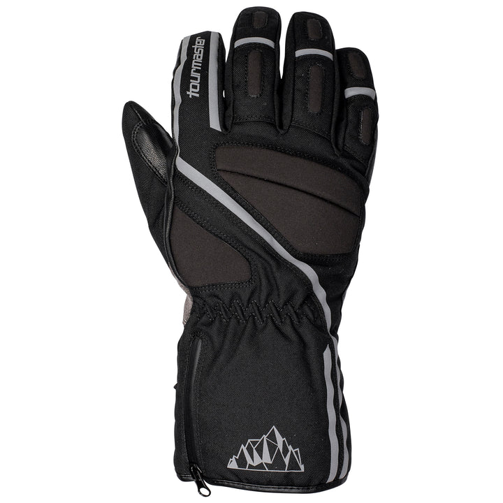 Tourmaster Men's Mid-Tex Glove Black - Back of Hand View