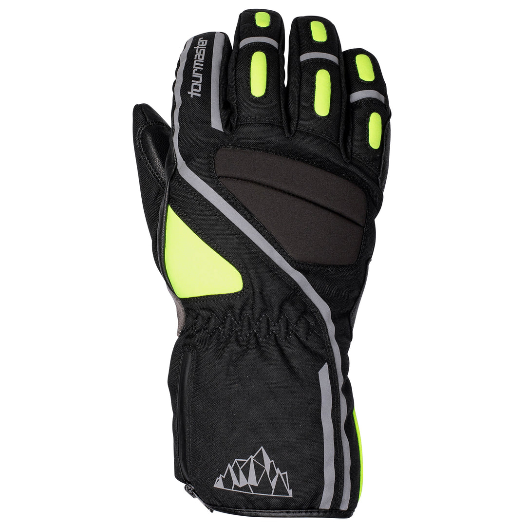 Tourmaster Men's Mid-Tex Glove Hi-Viz - Back of Hand View