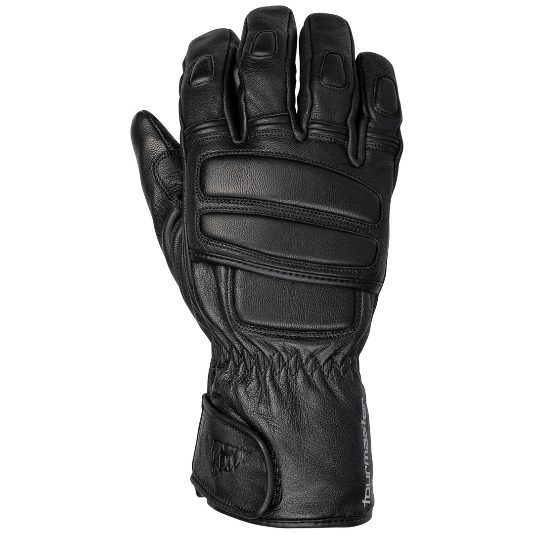 Tourmaster Men's Midweight Gloves Black - Back of Hand View