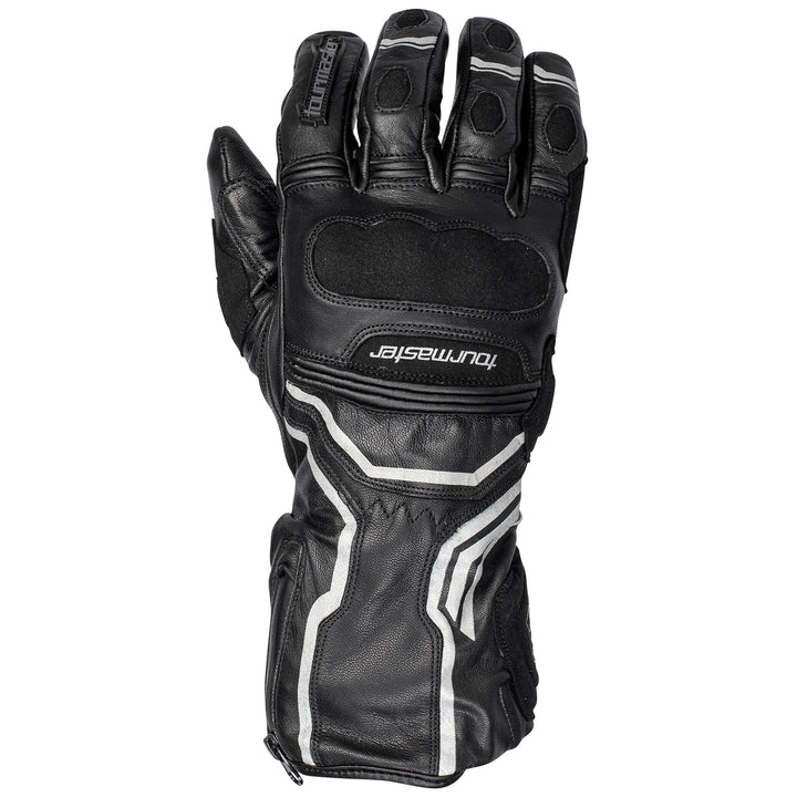Tourmaster Men's Super-Tour Gloves Black - Back of Hand View