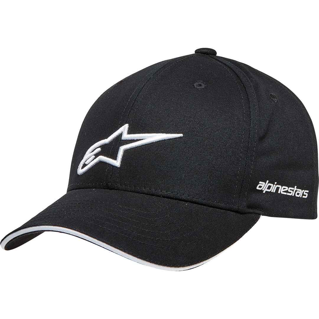 Alpinestars Rostrum Hat Black/White - Front Side View