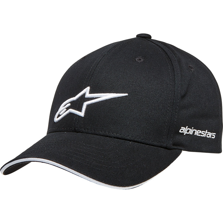 Alpinestars Rostrum Hat Black/White - Front Side View