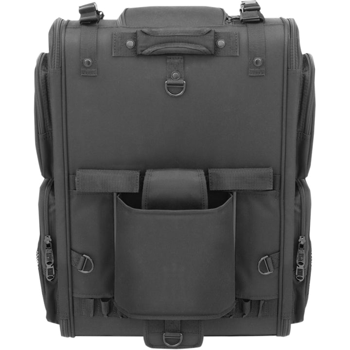 SADDLEMEN S3500 Tactical Sissy Bar Bag - Rear View