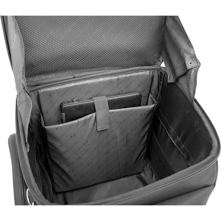 SADDLEMEN BR4200 Sissy Bar Bag - Close-Up of Open Top Section