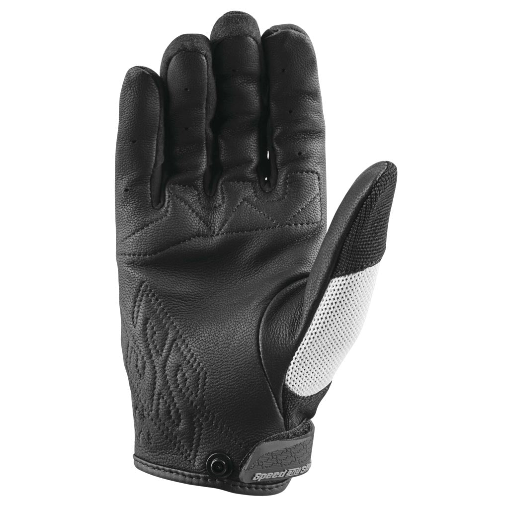 Speed and Strength Women's Backlash Leather-Mesh Gloves