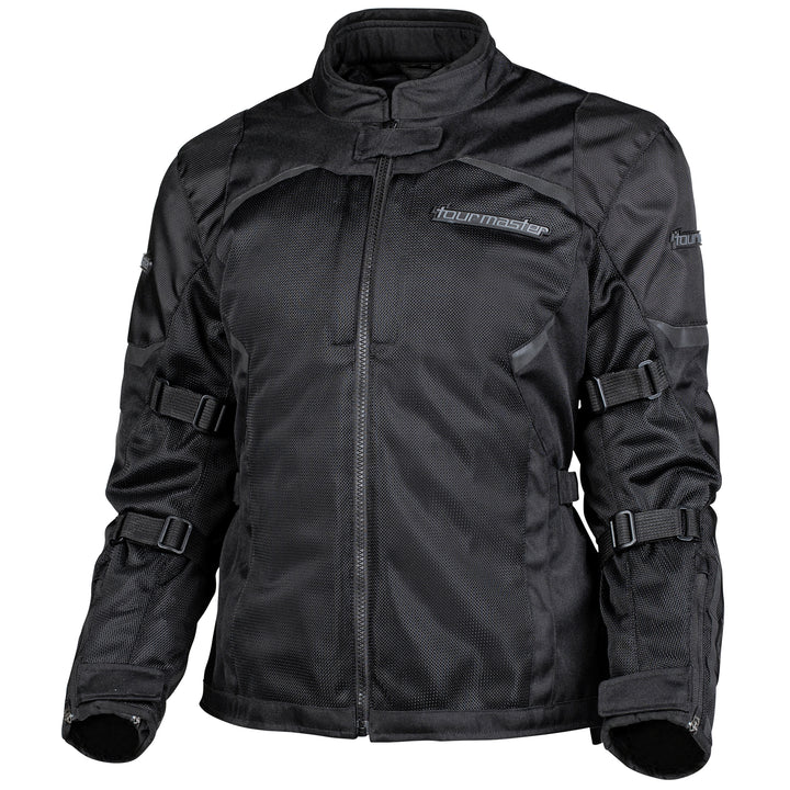 Tourmaster Women's Intake Air Jacket Black - Front View