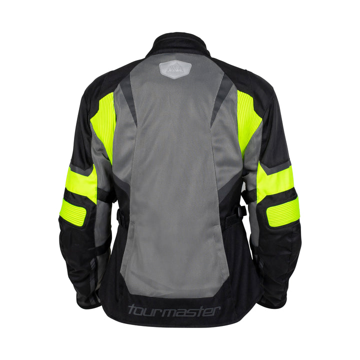 Tourmaster Men's Intake Air Jacket Black/Hi-Viz - Rear View