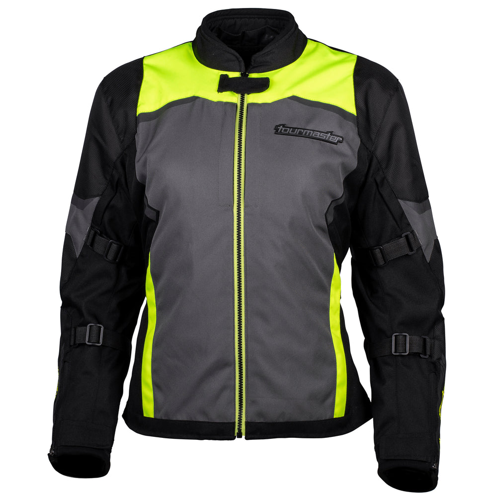 Tourmaster Women's Intake Jacket Hi-Viz - Front View