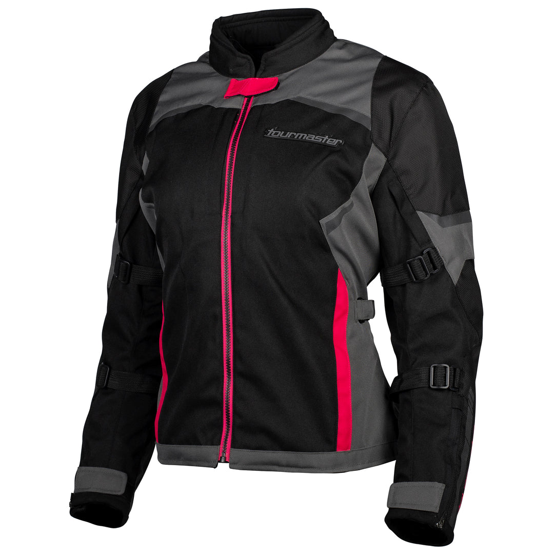 Tourmaster Women's Intake Jacket Rubine - Front View