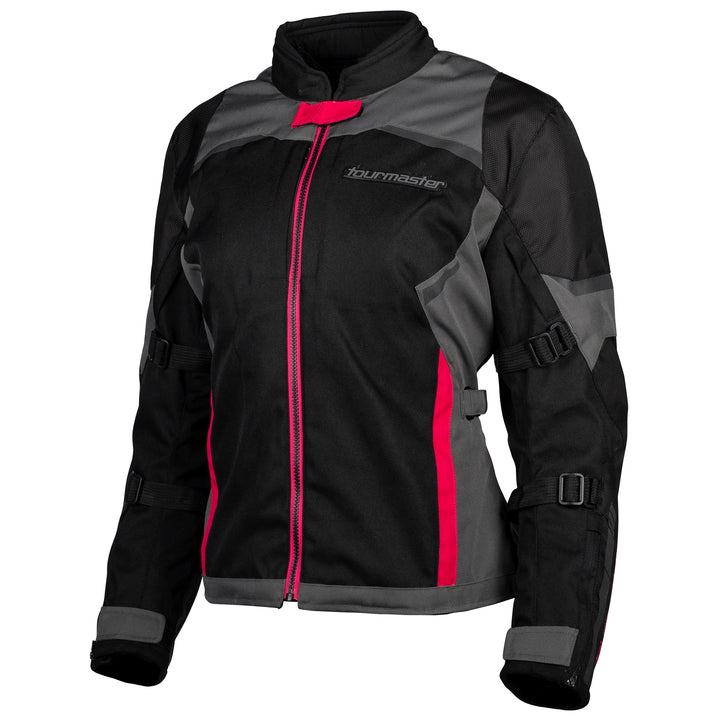 Tourmaster Women's Intake Jacket Rubine - Front View