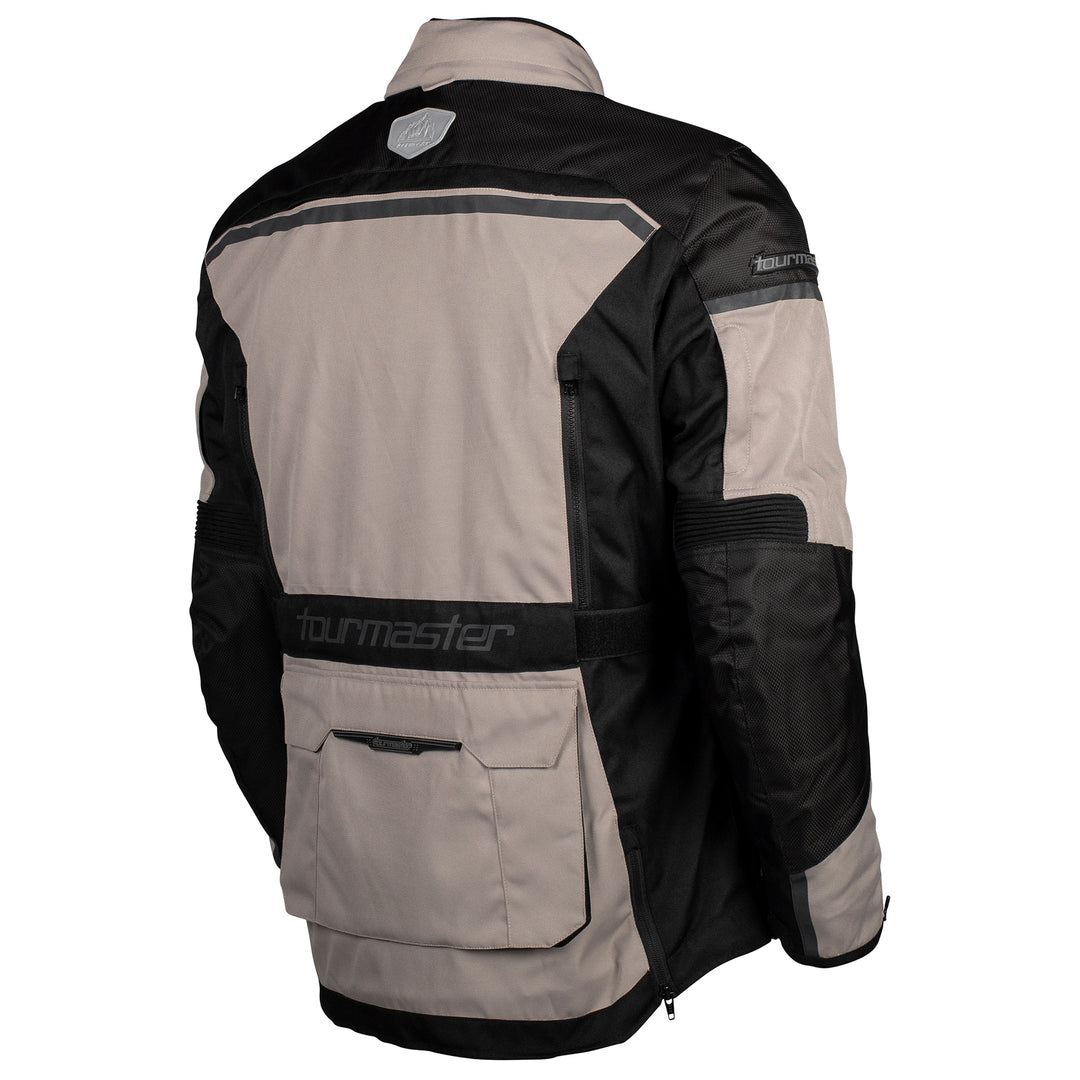 Tourmaster Men's Transition Jacket Sand - Rear View