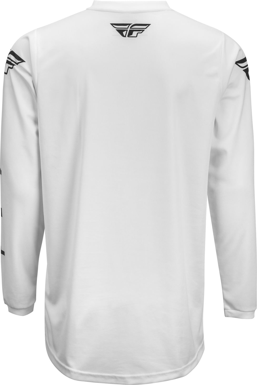 Fly Racing Youth Universal Jersey White/Black - Rear View