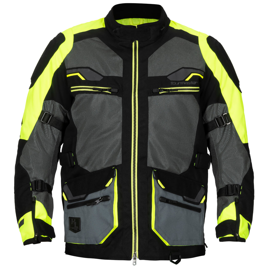 Tourmaster Horizon Line Men's Ridgecrest Jacket Hi-Viz - Front