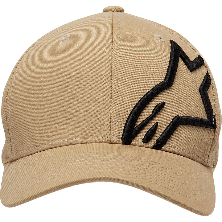 Alpinestars Corp Shift 2 Curved Brim Hat Sand/Black - Front View