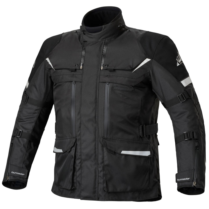 Tourmaster Mariner Laminated Jacket Black - Front View