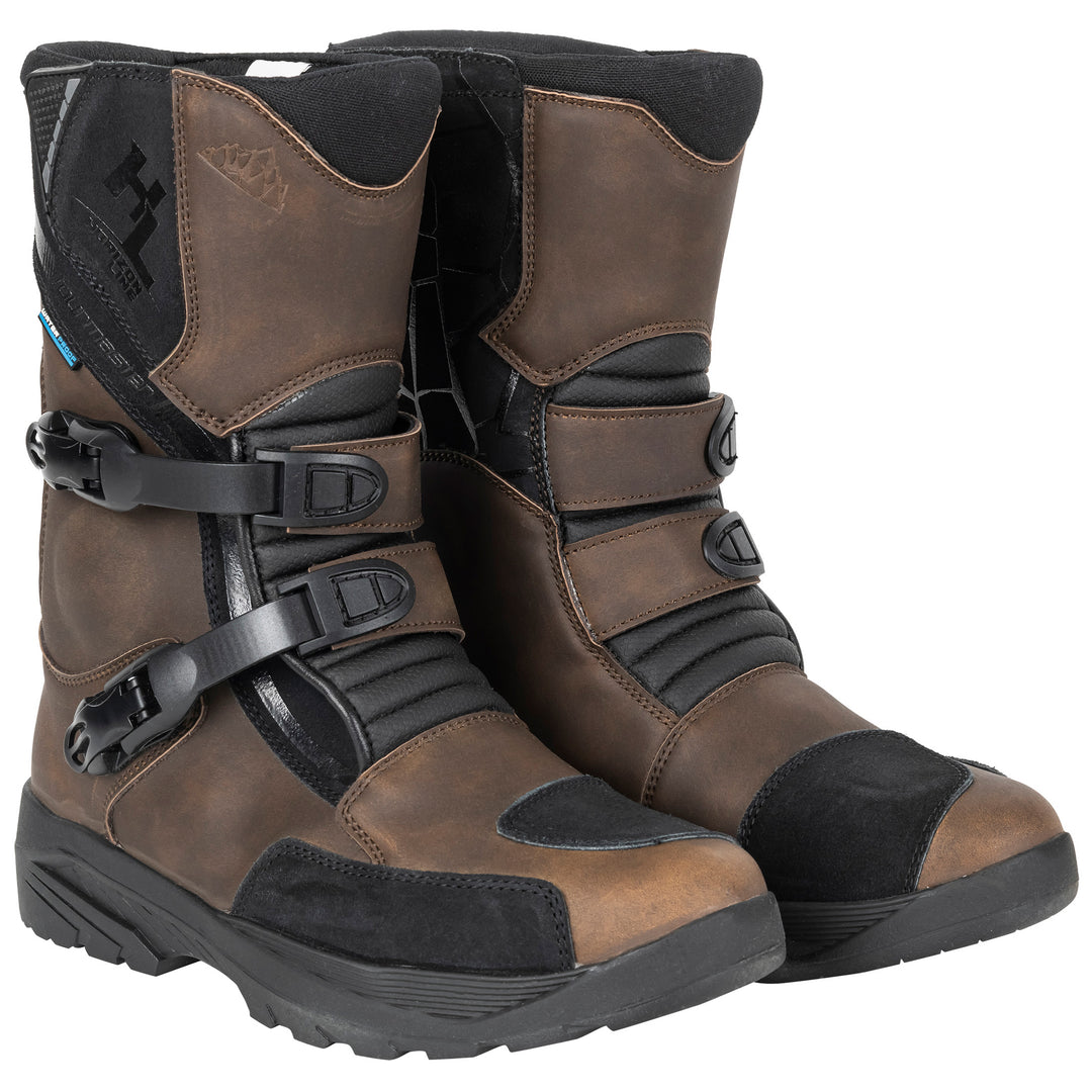 Tourmaster Horizon Line Men's Trailblazer Boot Brown - Front Side View of Pair