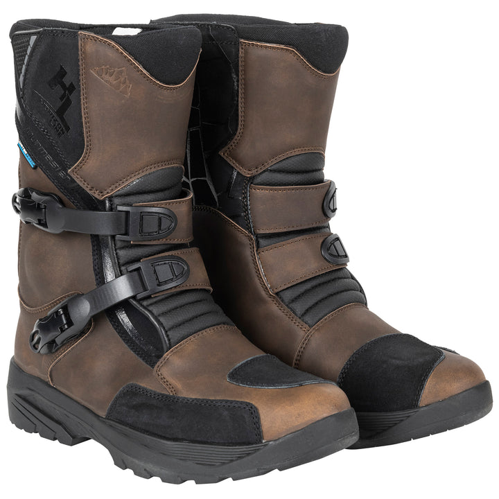 Tourmaster Horizon Line Men's Trailblazer Boot Brown - Front Side View of Pair