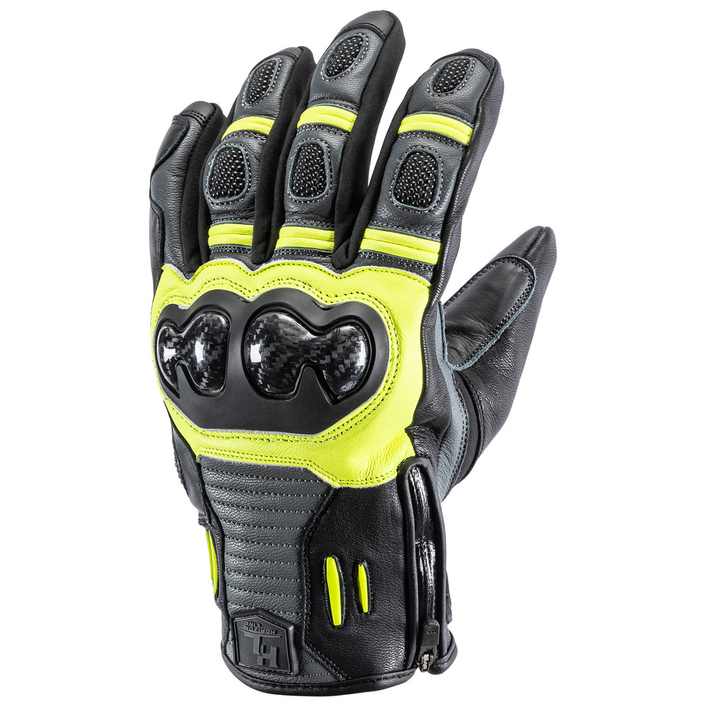 Tourmaster Horizon Line Men's Trailbreak Glove Hi-Viz - Back of Hand View