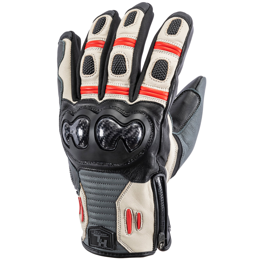 Tourmaster Horizon Line Men's Trailbreak Glove Sand/Gray - Back of Hand View