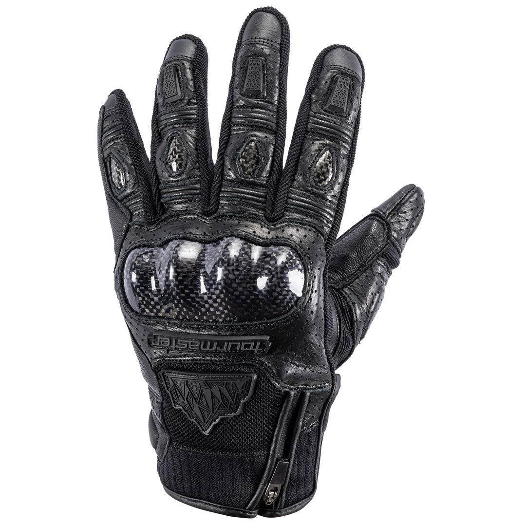 Tourmaster Horizon Line Men's Sierra Peak Glove Black - Back of Hand View