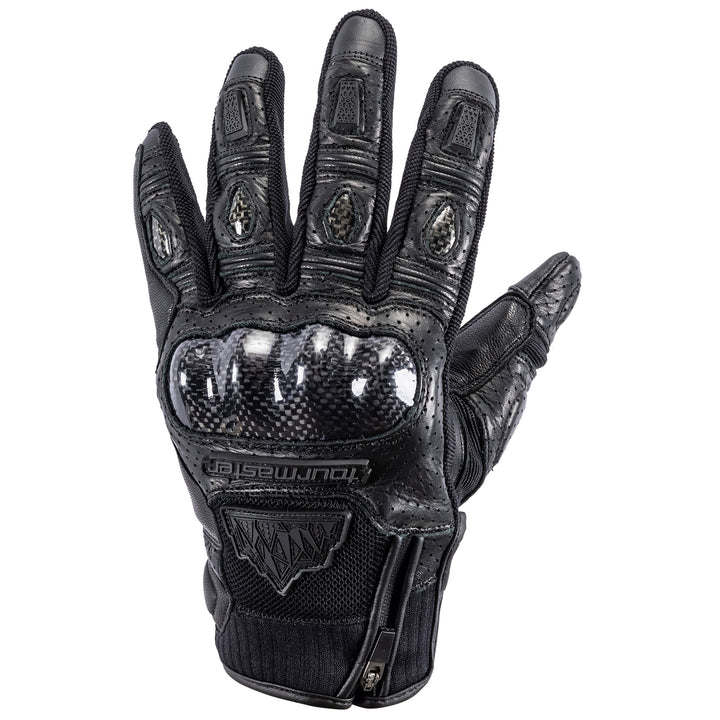 Tourmaster Horizon Line Men's Sierra Peak Glove Black - Back of Hand View