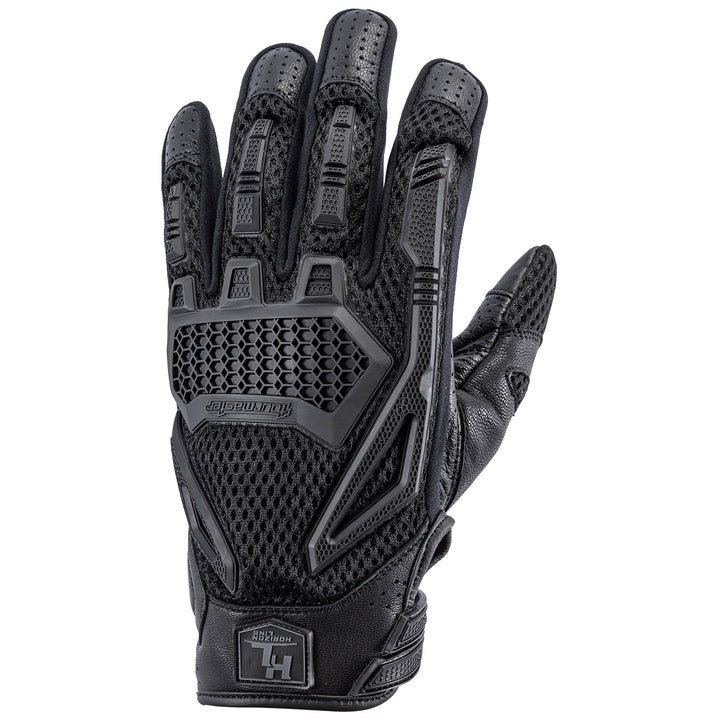 Tourmaster Horizon Line Men's Switchback Glove Black - Back of Hand View