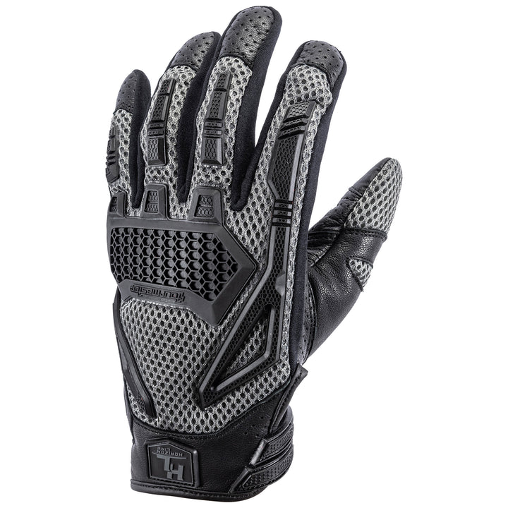 Tourmaster Horizon Line Men's Switchback Glove Gray - Back of Hand View