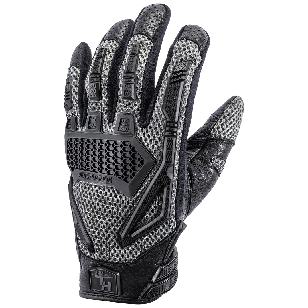 Tourmaster Horizon Line Women's Switchback Glove Gray - Back of Hand View
