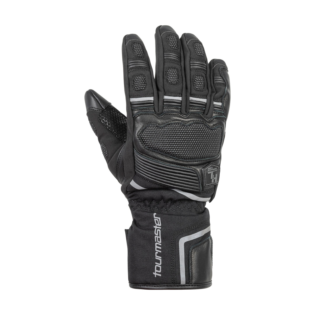 Tourmaster Horizon Line Men's Roamer WP Glove Black - Back of Hand View