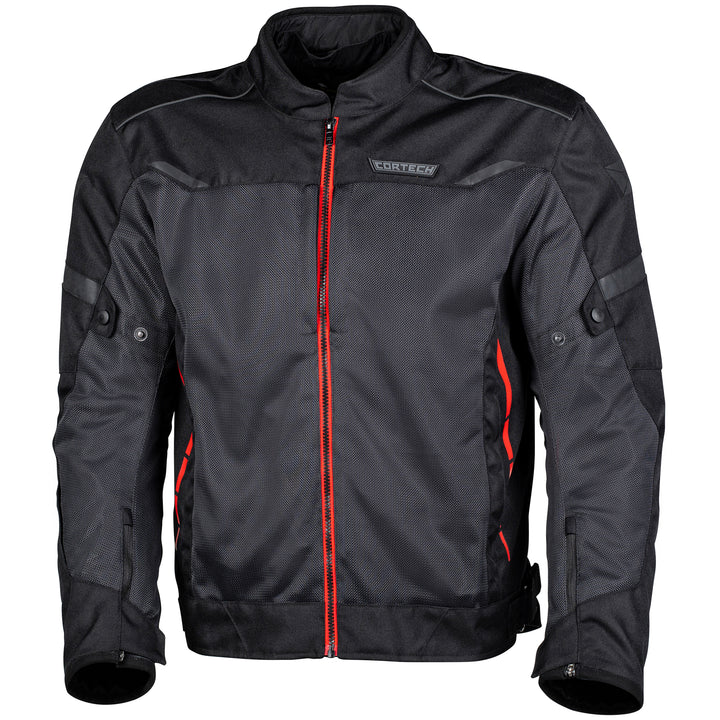 Cortech Speedway Aero-Flo Jacket Red/Black - Front View