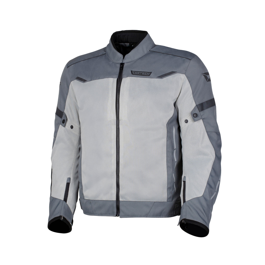 Cortech Speedway Aero-Flo Jacket Grey - Front View