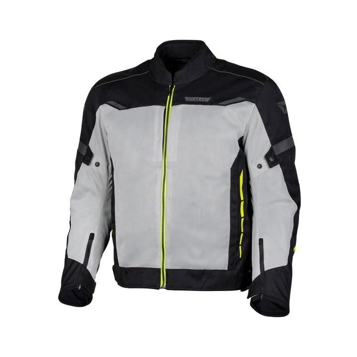 Cortech Speedway Aero-Flo Jacket Hi-Viz/Black - Front View