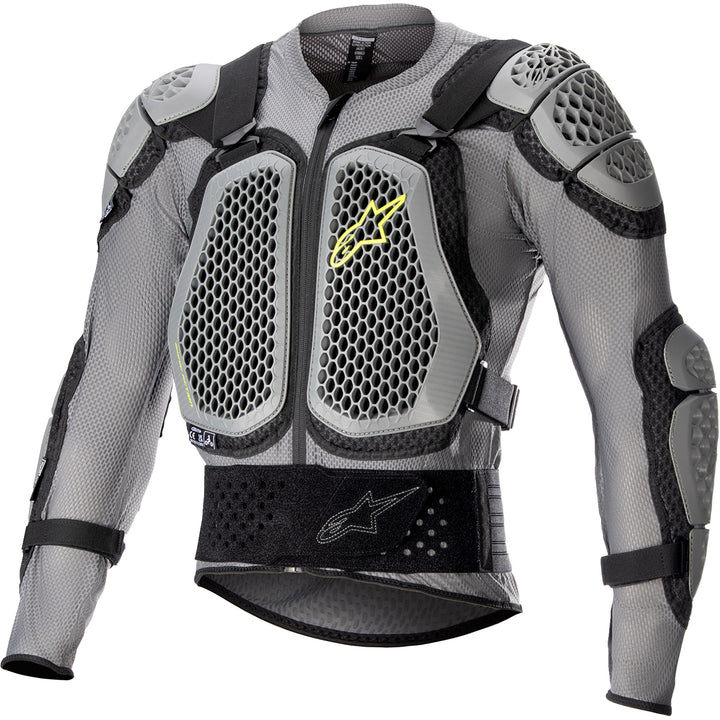 Alpinestars Bionic Action V2 Protection Jacket Gray/Black/Yellow - Front View