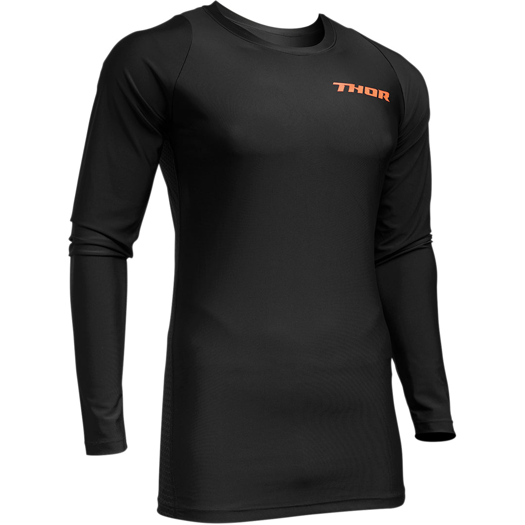 THOR Long Sleeve Comp Shirt Black - Front View