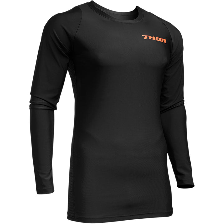 THOR Long Sleeve Comp Shirt Black - Front View