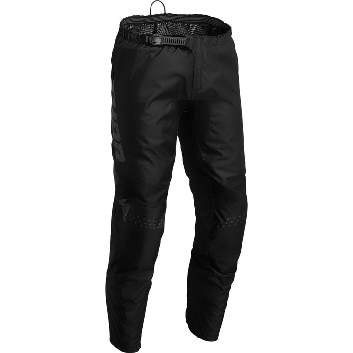 THOR Youth Sector Minimal Pants Black - Front View