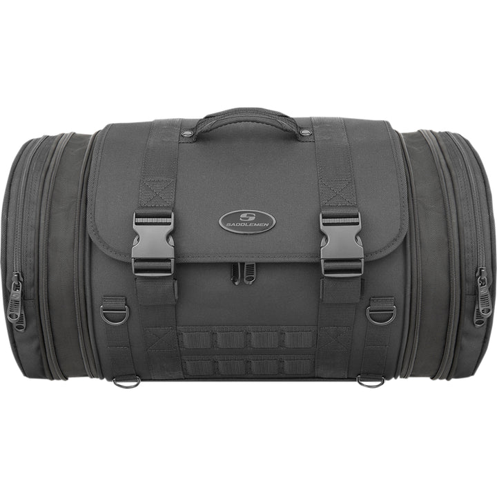 SADDLEMEN TR2300DE Tactical Deluxe Rack Bag - Front View