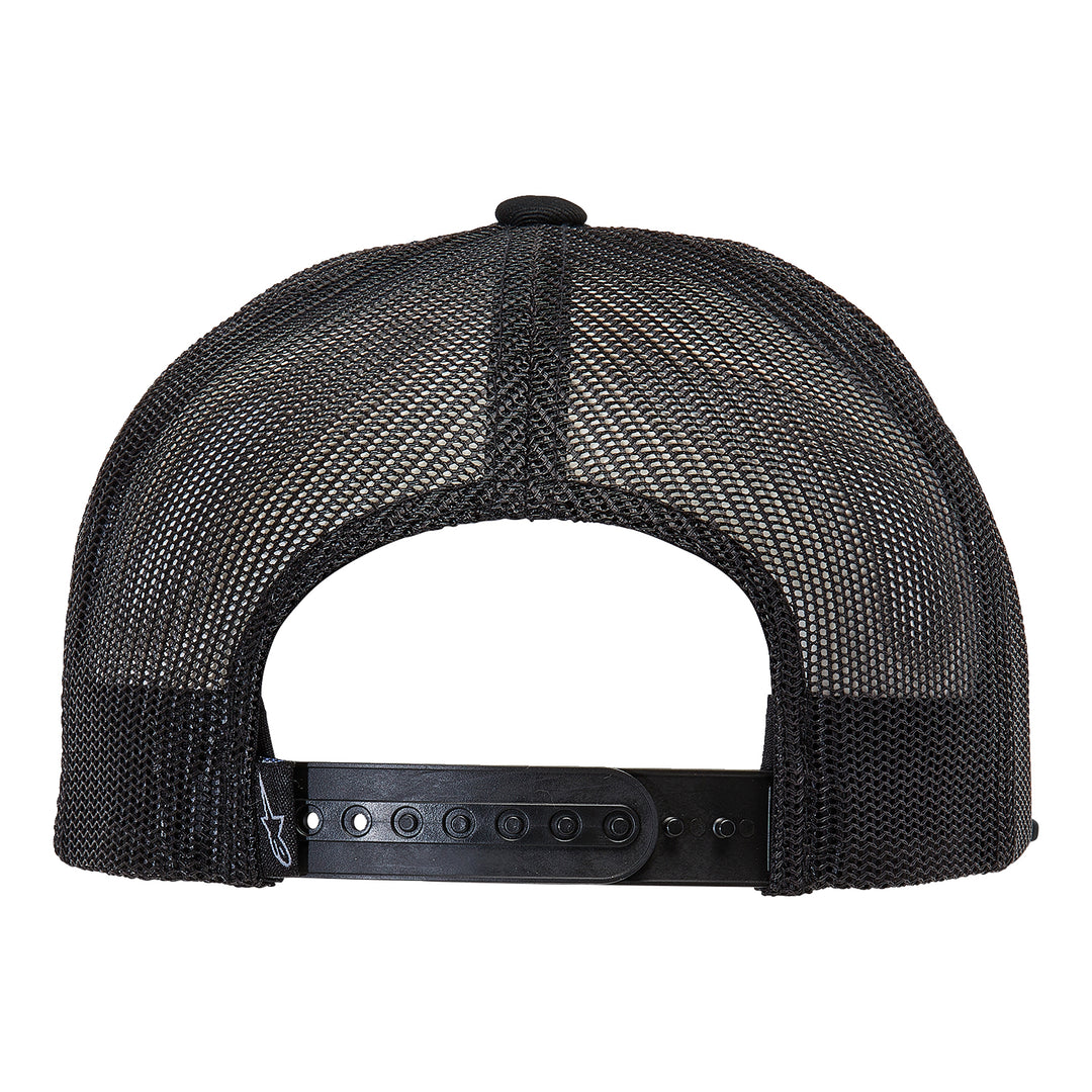 Alpinestars Bolt Trucker Hat Black/Black - Rear View