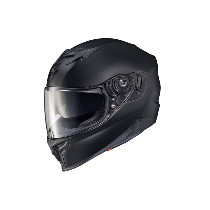 SCORPION EXO EXO-T520 Helmet Matte Black - Front Side View