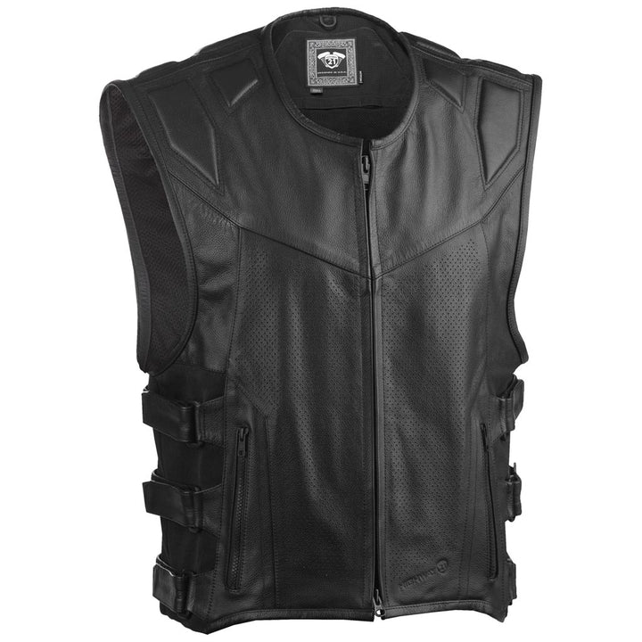 Highway 21 Blockade Vest Black - Front View