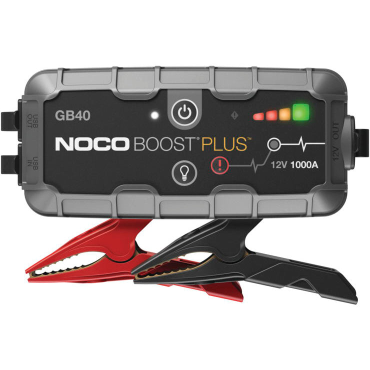 NOCO® GB40 Boost Plus 1000A Lithium Jump Starter - Front View