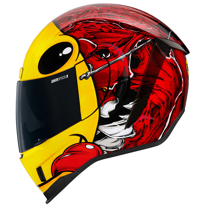 ICON Airform™ Brozak MIPS® Helmet Red - Left Side View