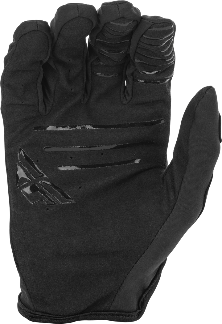 Fly Racing Youth Windproof Lite Gloves Black - Palm View